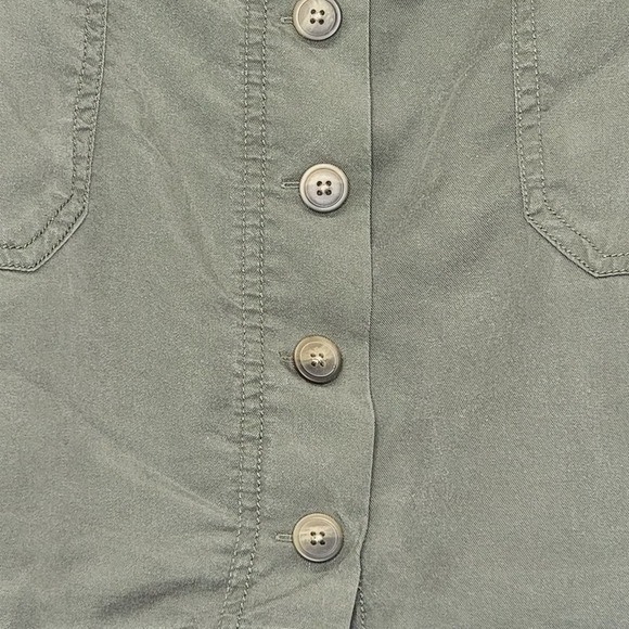 Gap Olive Green Button Down Skirt - Picture 9 of 13